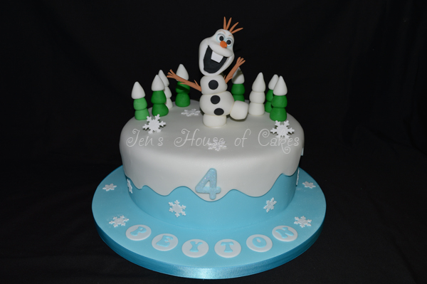 Large Frozen - Olaf Cake