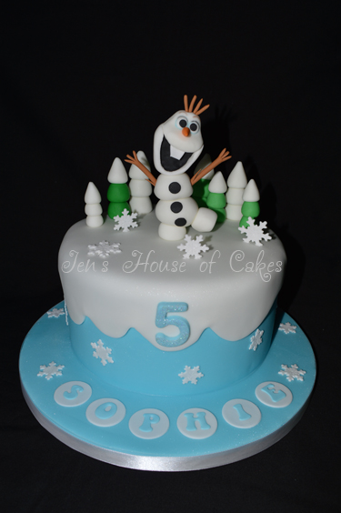 Small Frozen - Olaf Cake